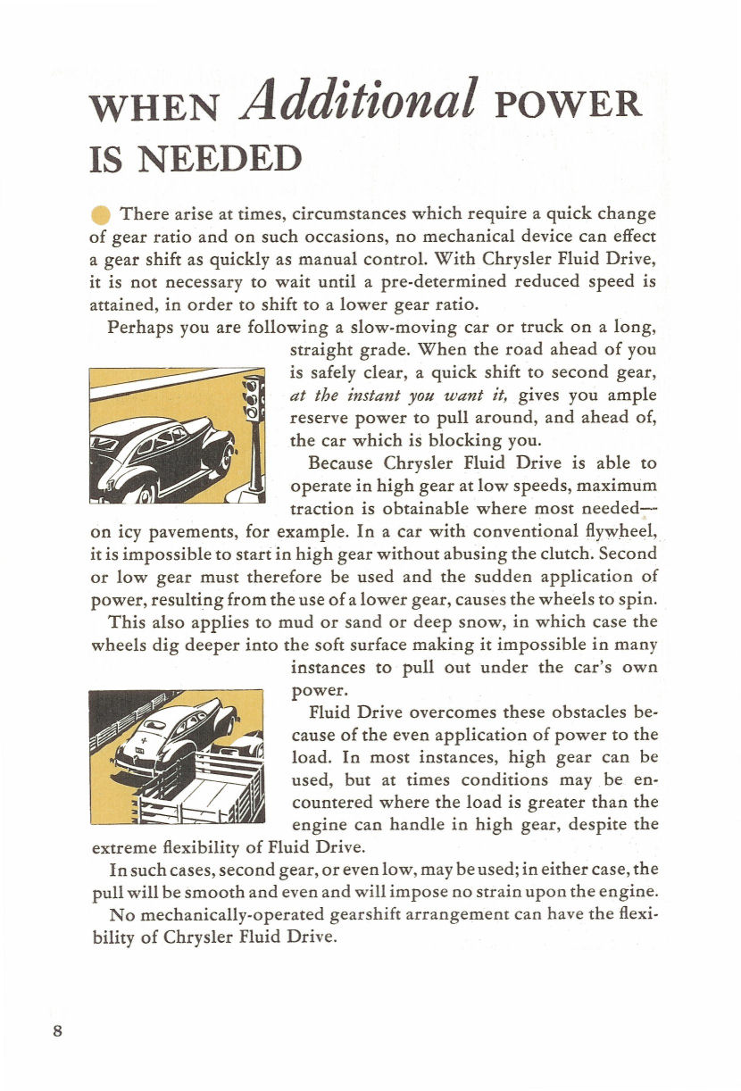 1940 Chrysler Fluid Drive Folder Page 16
